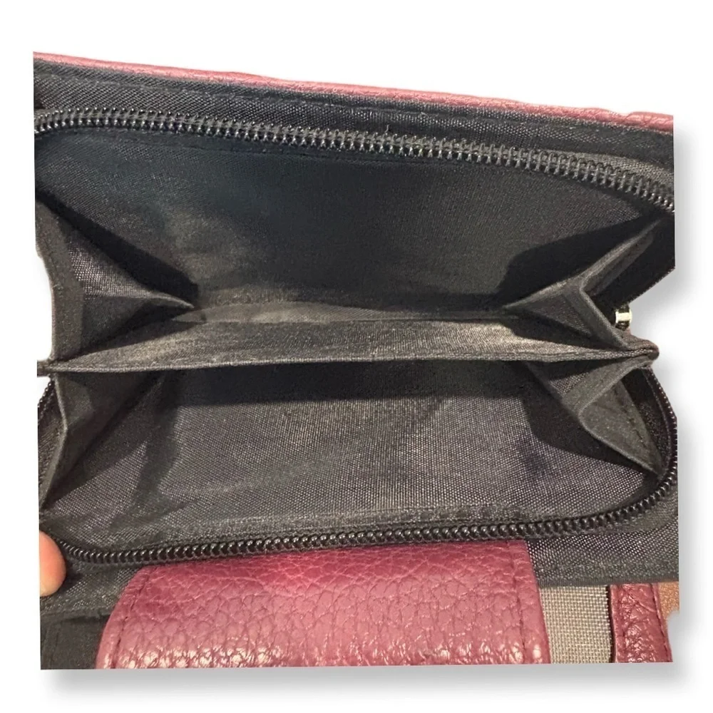 TAHARI Purplish-Red Wallet